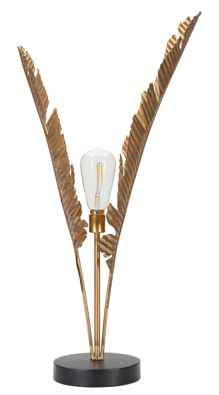 Lampa de masa, Palm, Mauro Ferretti, 1 x E27, 40W, Ø26 x 64 cm, fier, auriu - imagine 7
